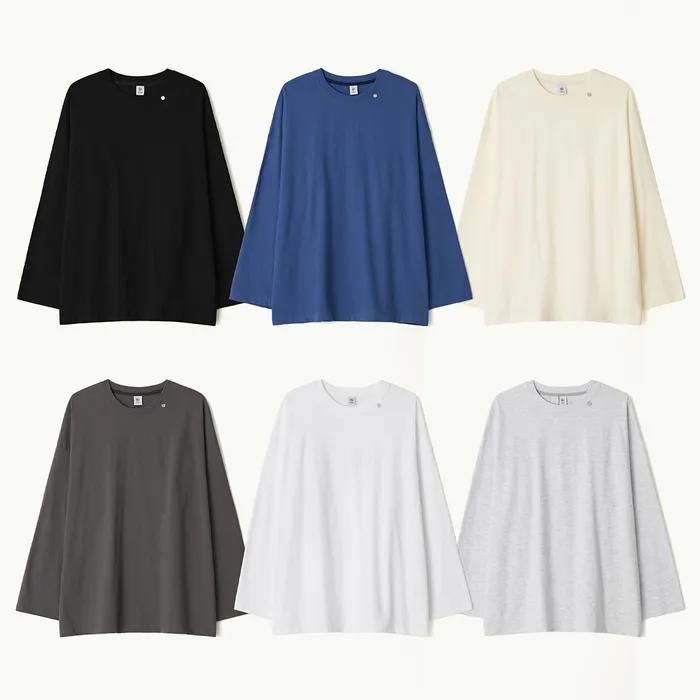 MINI POINT LABEL OVER FIT LONG SLEEVE_6 Colors