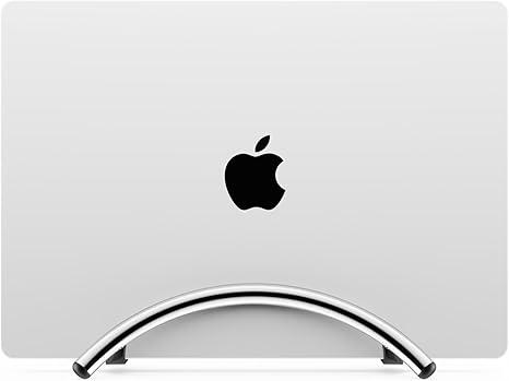 Twelve South BookArc Flex 공간 절약형 맥북 스탠드, 책상용 조절 가능한 노트북 홀더, 크롬