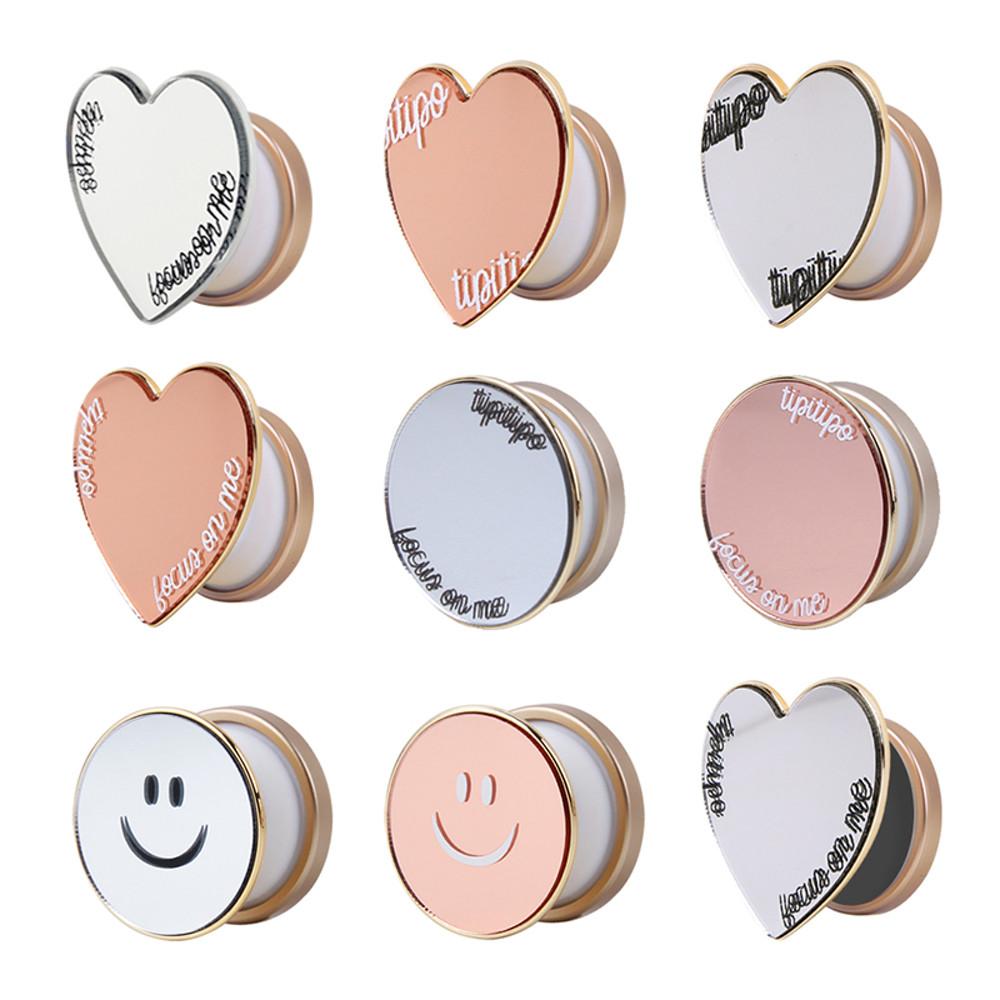 정품 미러 거울 스마일 하트 그립톡 스마트링 : 티피티포