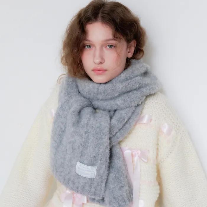 FLUFFY PUPPY MUFFLER [ GRAY ] [M005GR]