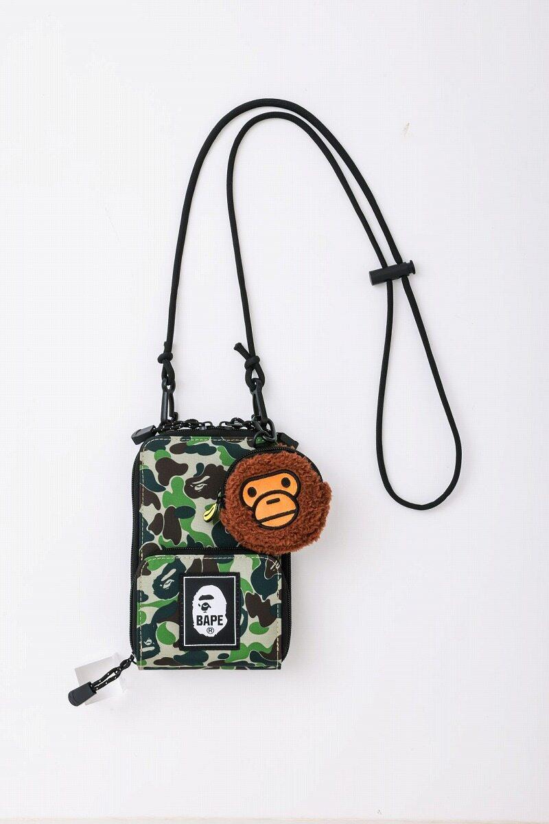BAPE KIDS® by *a bathing ape® 2023 AUTUMN/WINTER COLLECTION じゃばら式CAMOスマホショルダ?&マイロコインケ?スBOOK