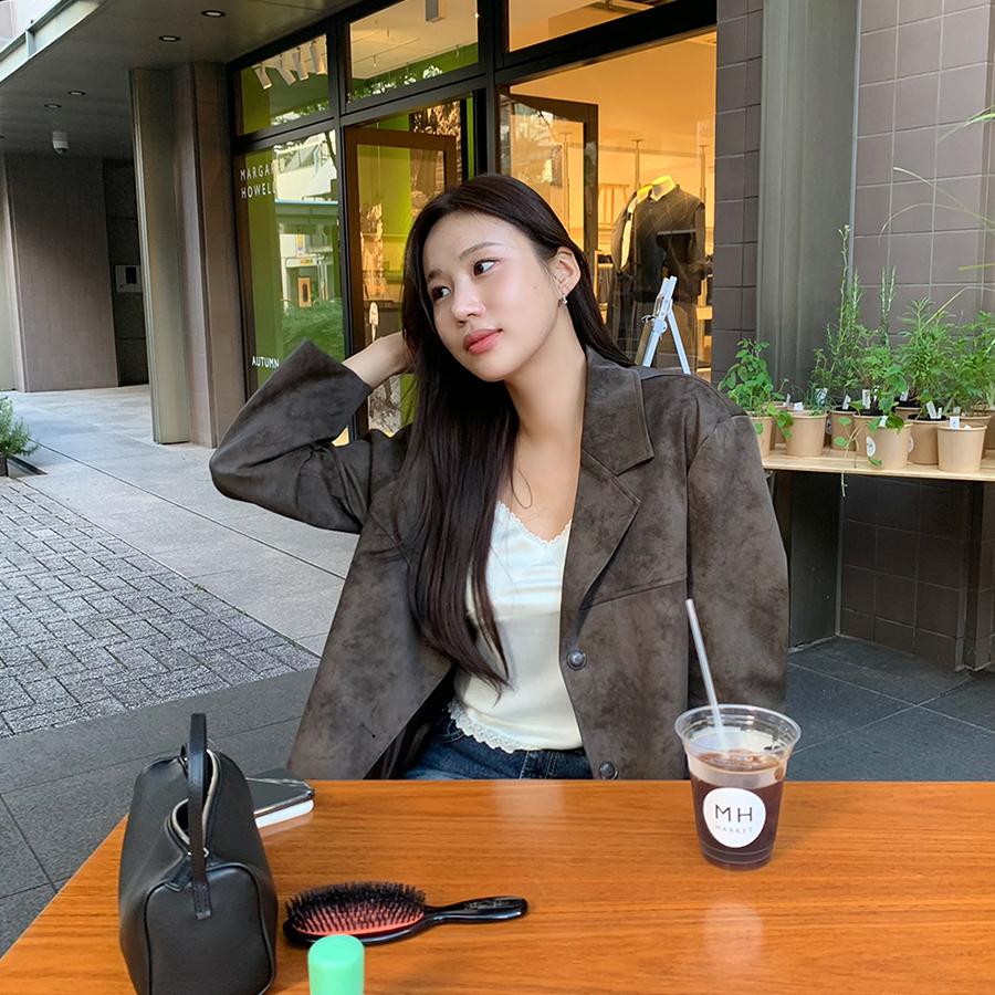 원로그 레이스 새틴 슬리브