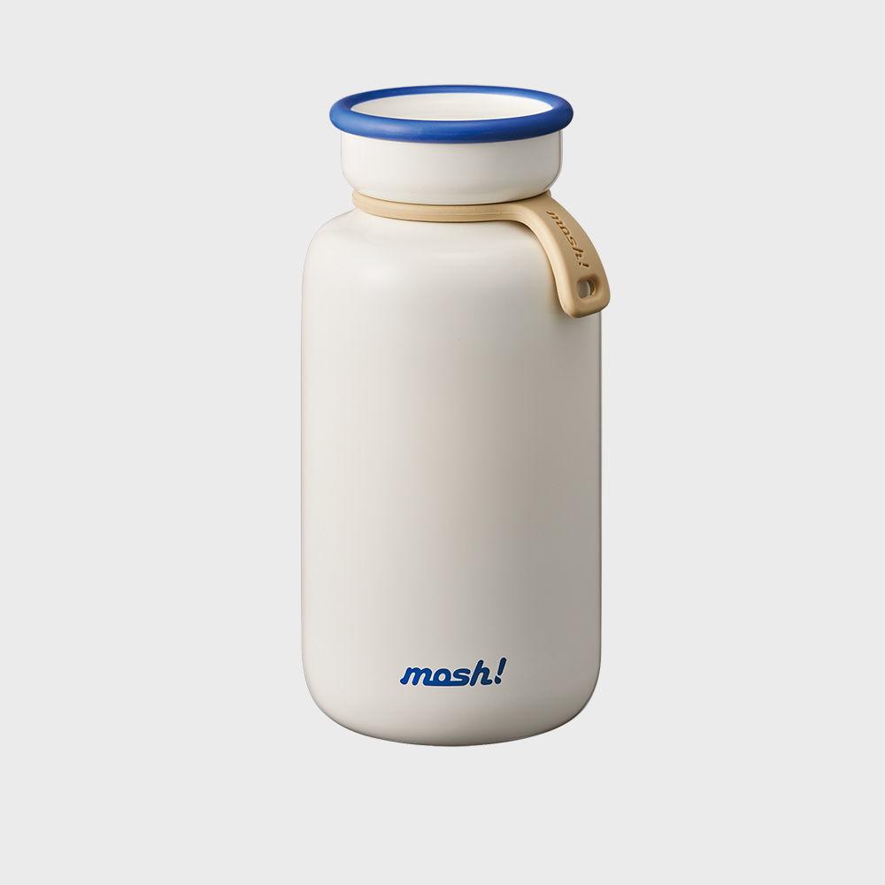 모슈 보온보냉 라떼 텀블러 450ml 화이트