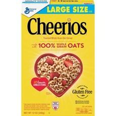 [미국 직배송-PRIMO]제네럴밀스 치리오스 철분함유 홀 그레인 오트 시리얼/General Mills Cheerios Oat Cereal
