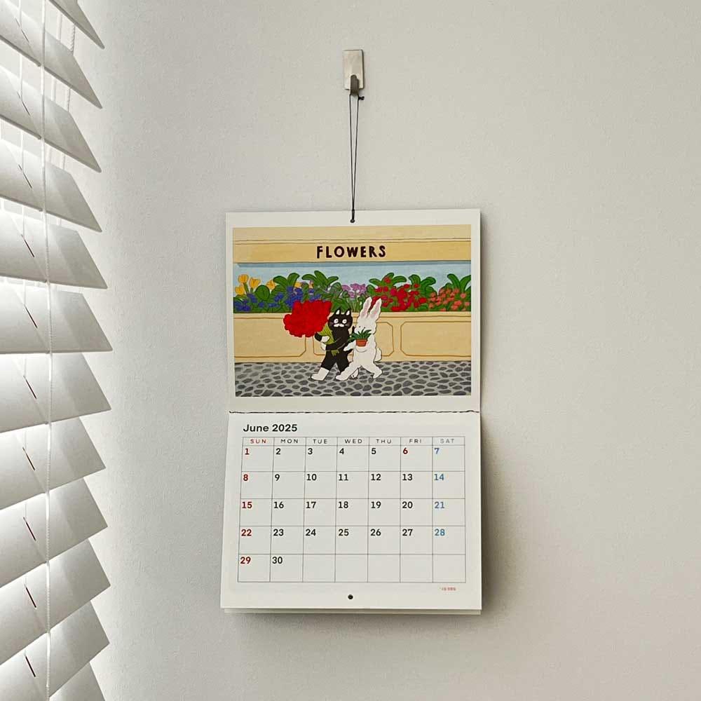 2025 앨리웨이스튜디오 그림 달력 연말 크리스마스 선물 calendar