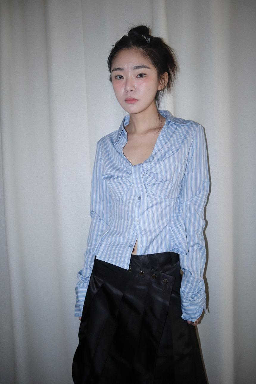 팁씨 kate stripe shirt