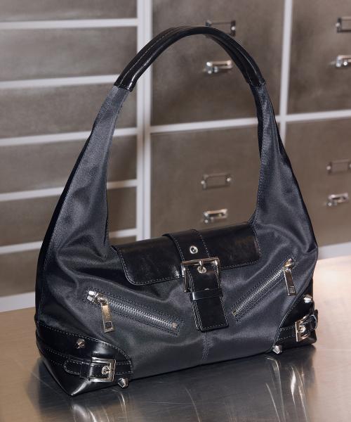 Small Moto Hobo Bag (NYLON)