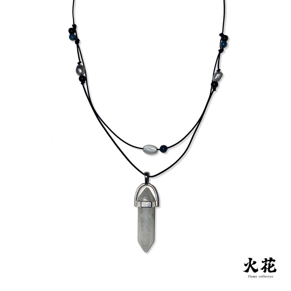 래브라도 육각원석 목걸이