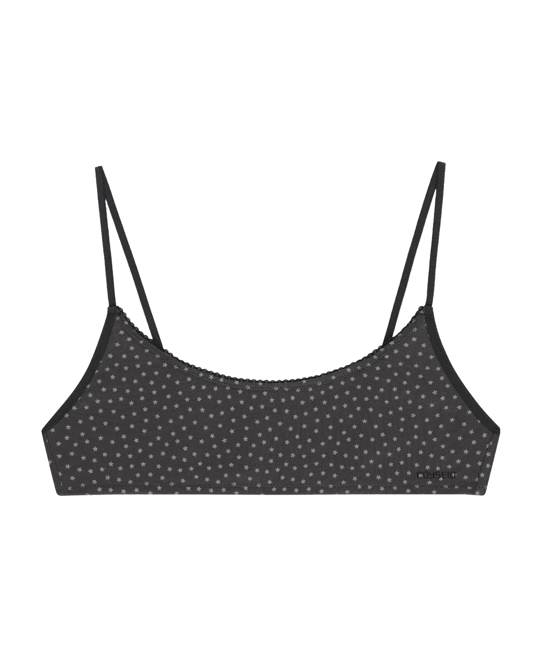 STAR SOFT BRALETTE CHARCOAL
