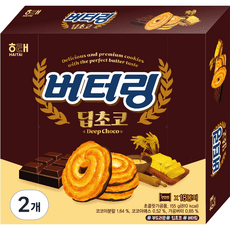 버터링 딥초코, 155g, 2개