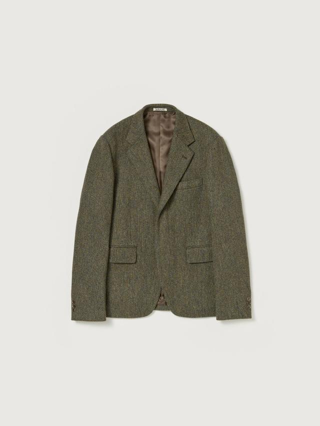 오라리 AURALEE 오라리 23AW BRITISH WOOL TWEED OVER JACKET