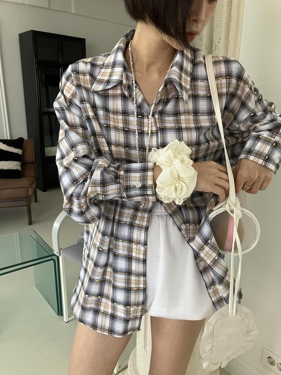 비테셴 spring check shirts 스프링 체크 셔츠 (2 colors)