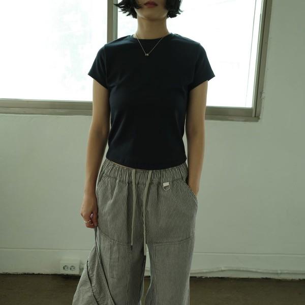Double knee pants  / Stripe