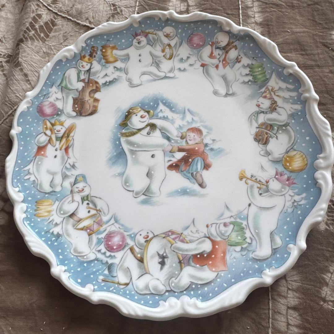 【新品】ロイヤルドルトン　スノーマン　絵皿