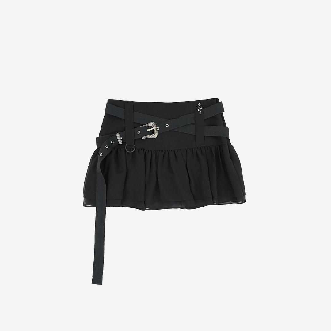 (9/7발송) WESTERN SKIRT [BLACK]