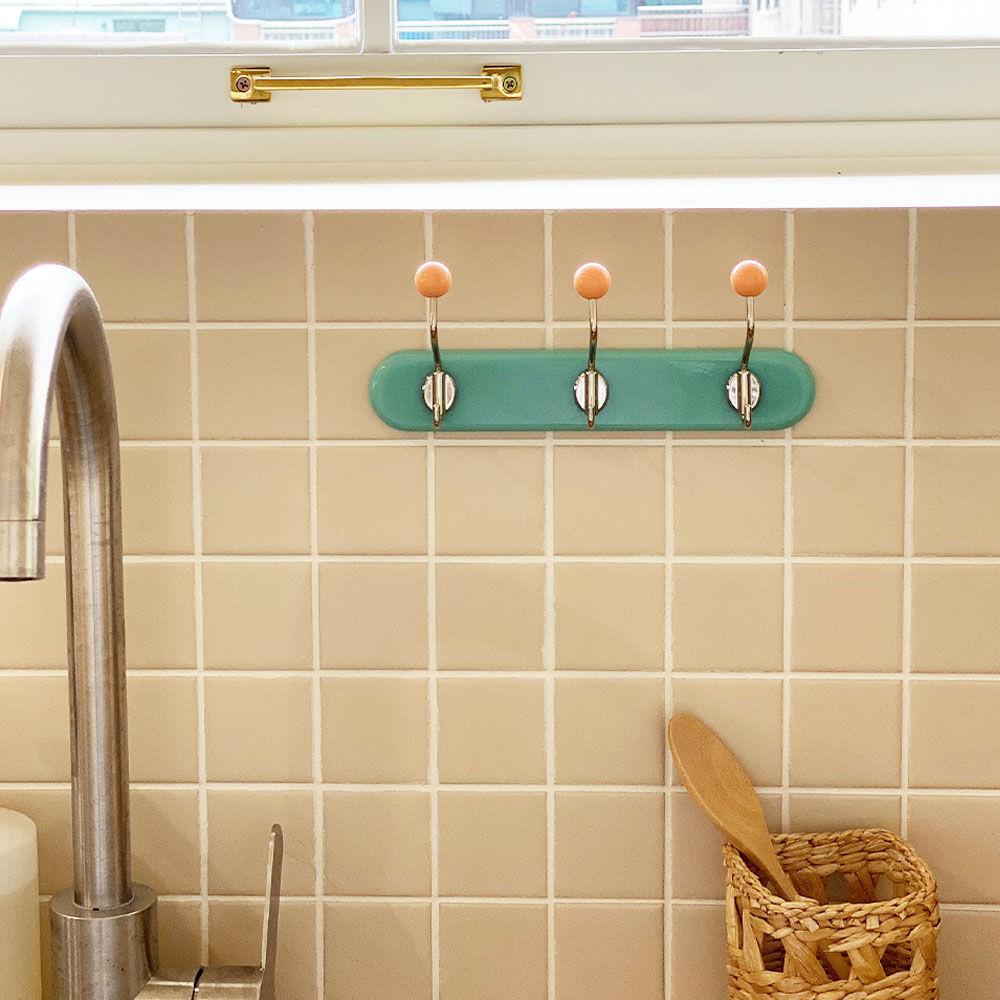 [DDWD]미니 빈티지 코트랙 자석 3구-MINT