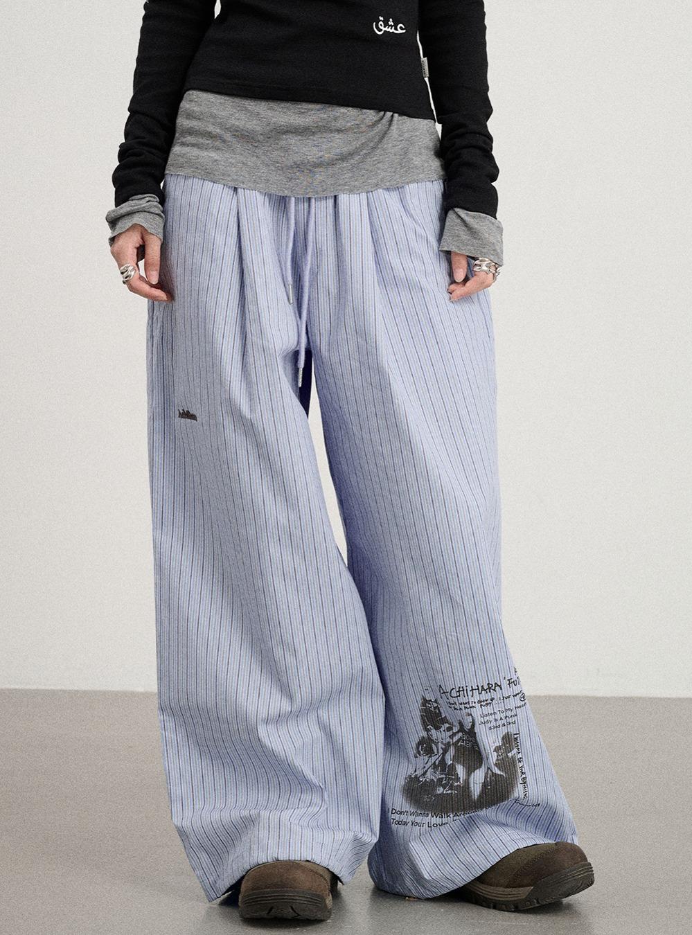 Digital Funk Wide Pants (2color)