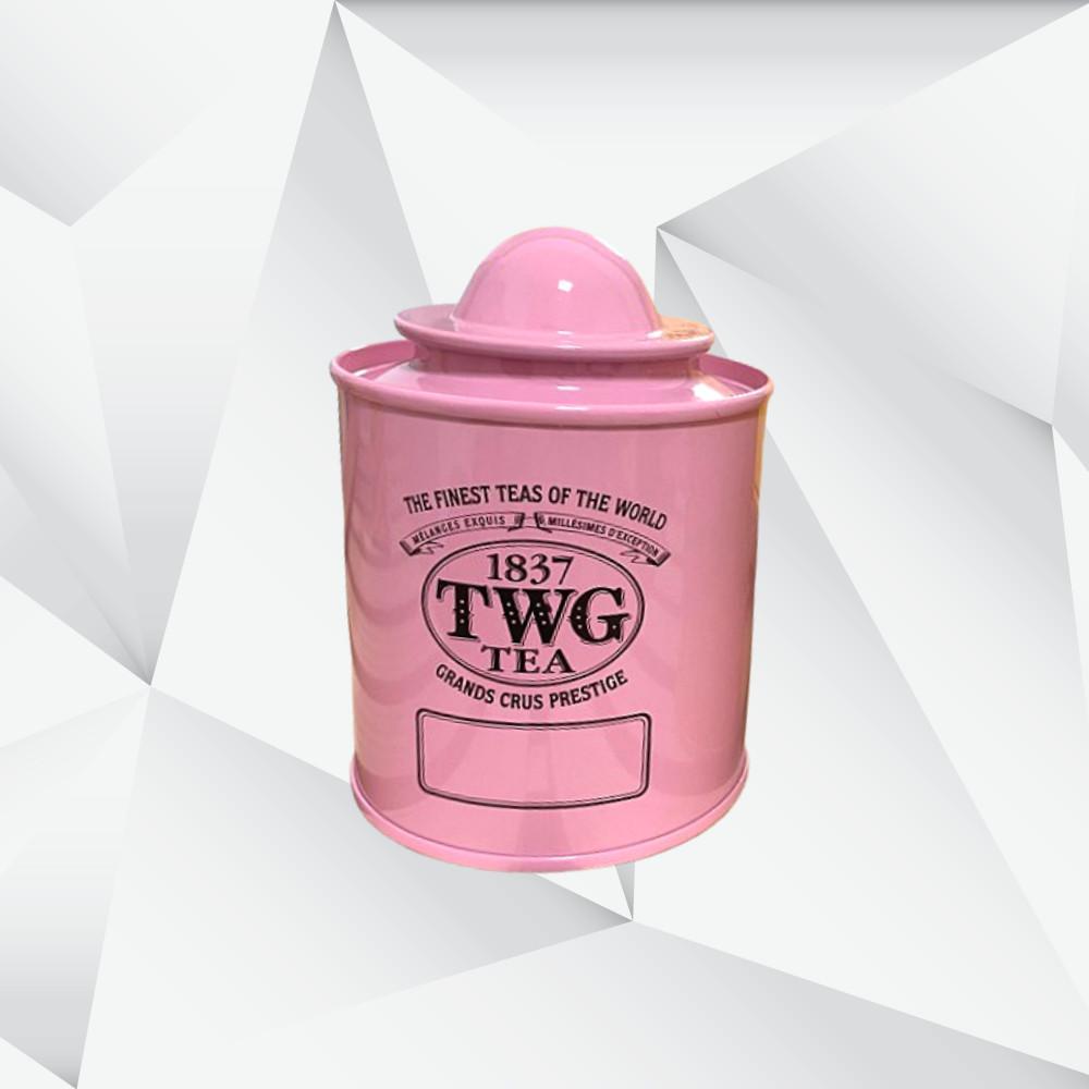 TWG 티 새턴 틴케이스 50g - Pink