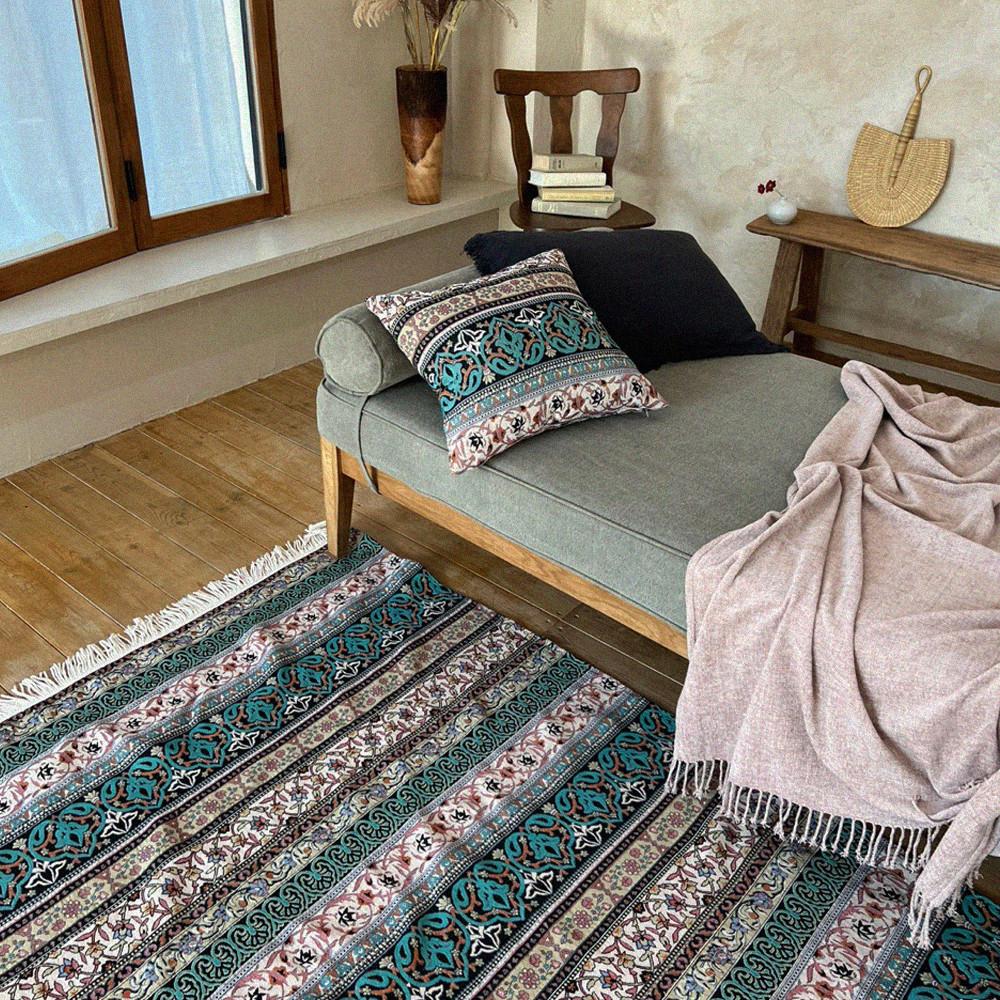 무성화 로무르 에스닉 카페트 캠핑러그 피크닉매트