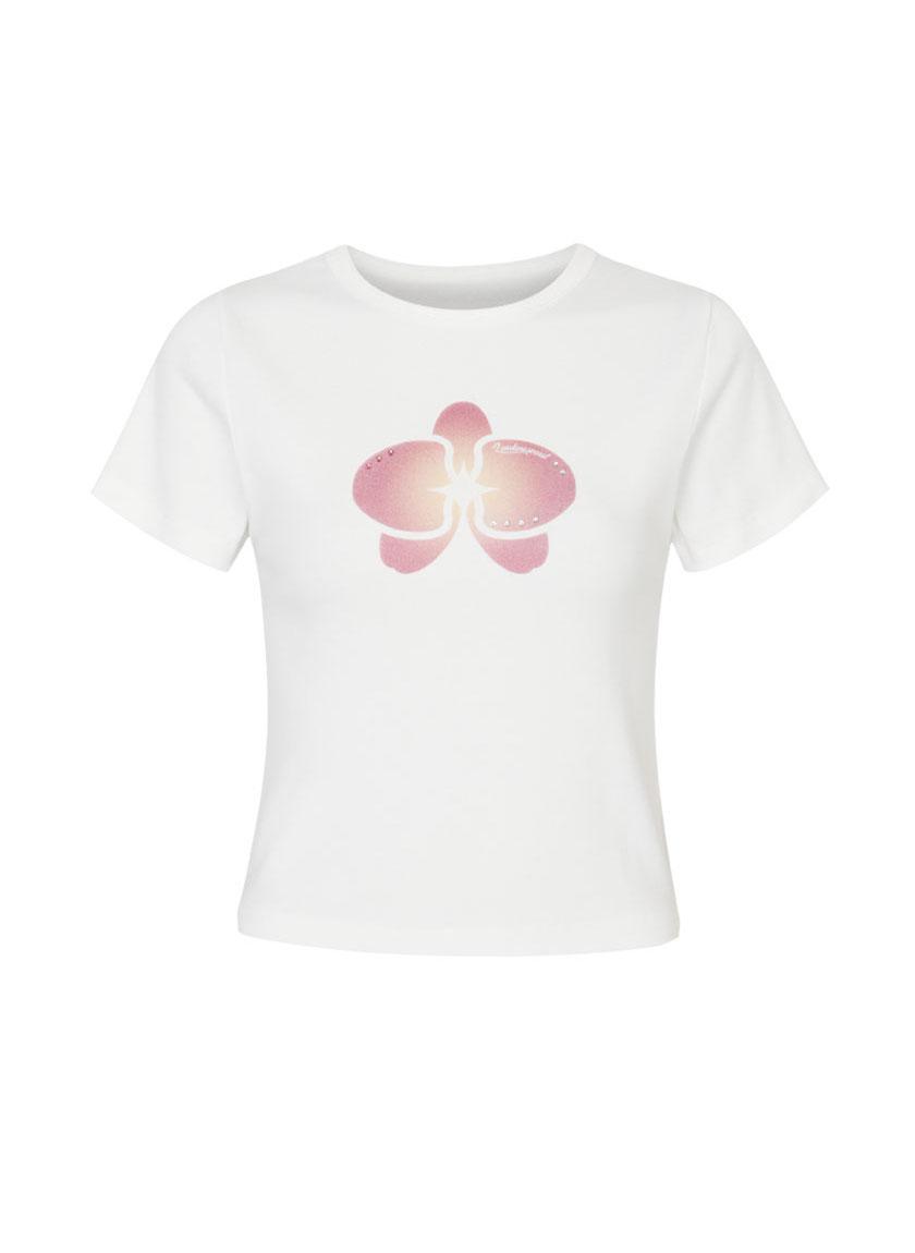 Orchid Cubic T-Shirt (Ivory)