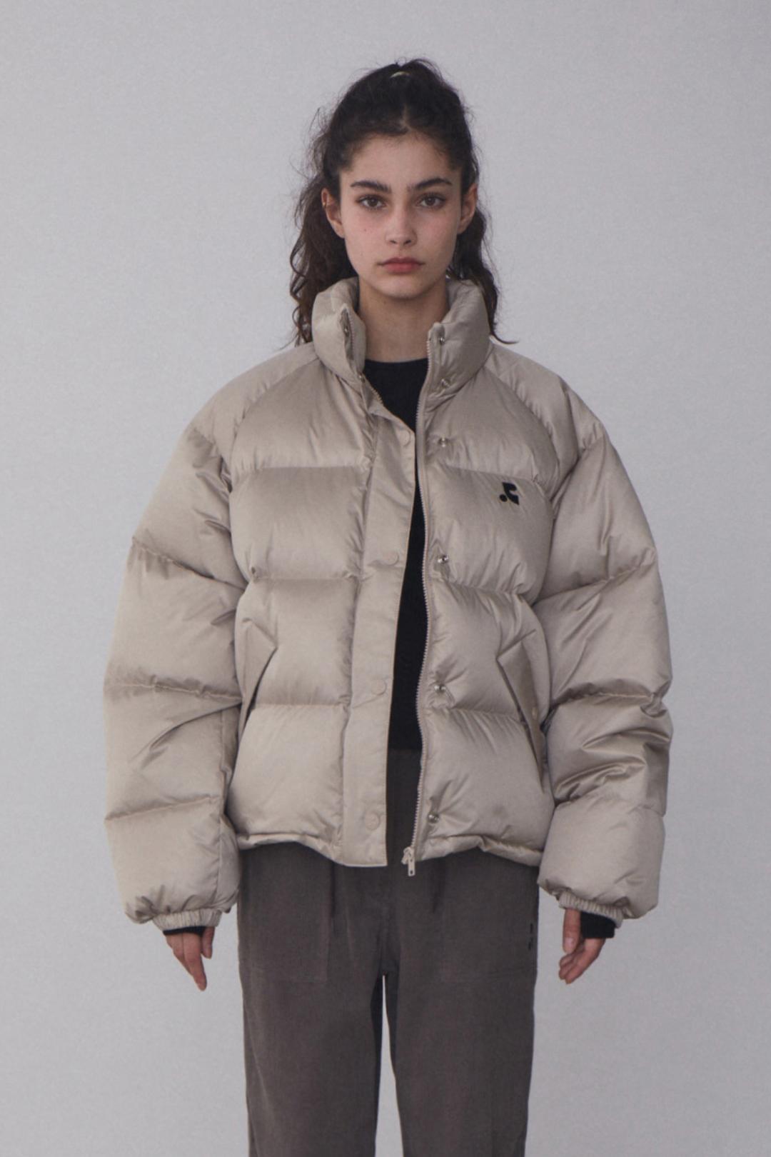 (W)RR OVERSIZED DOWN JACKET - BEIGE