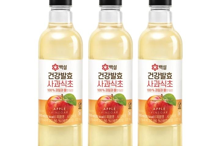 백설 사과식초 500ml*3개