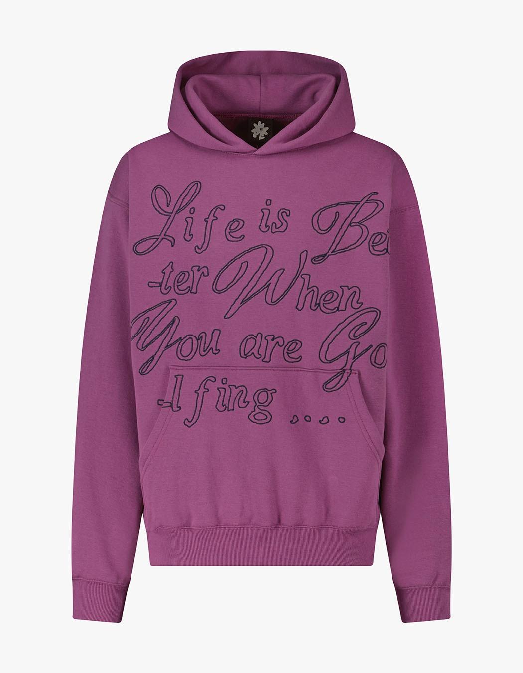 Wise Word Hoodie - Magenta