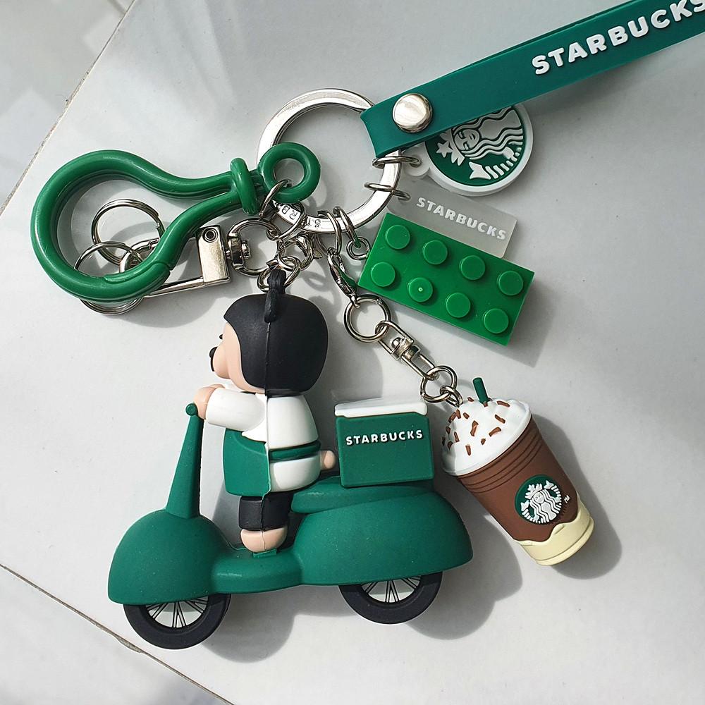 스타벅스 곰돌이 커플 새차선물 가방백참 에어팟 자동차 키링