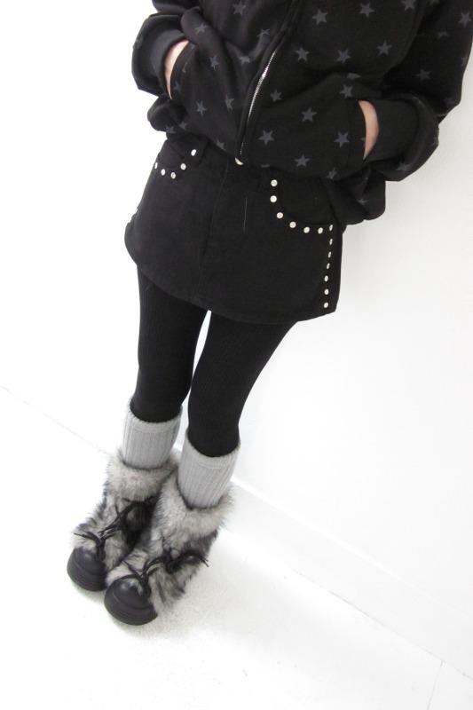 rivet skirt pants (2color)