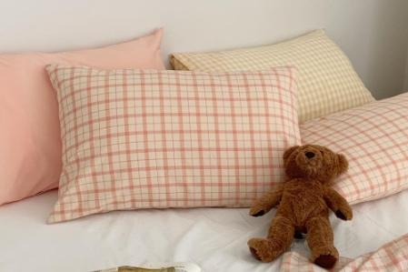 피치체크 호텔식 자루형 베개커버 2size