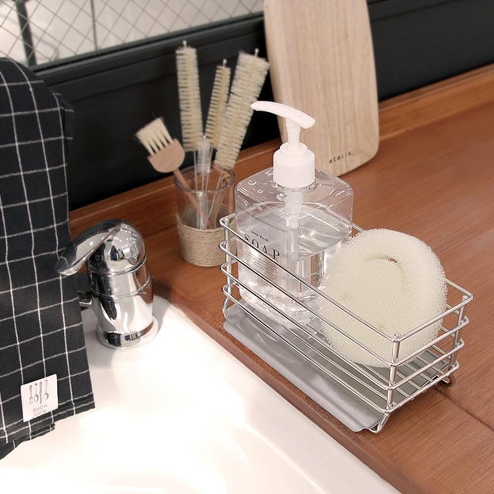 올스텐 물빠짐 수세미랙 세제거치대(디스펜서 증정)