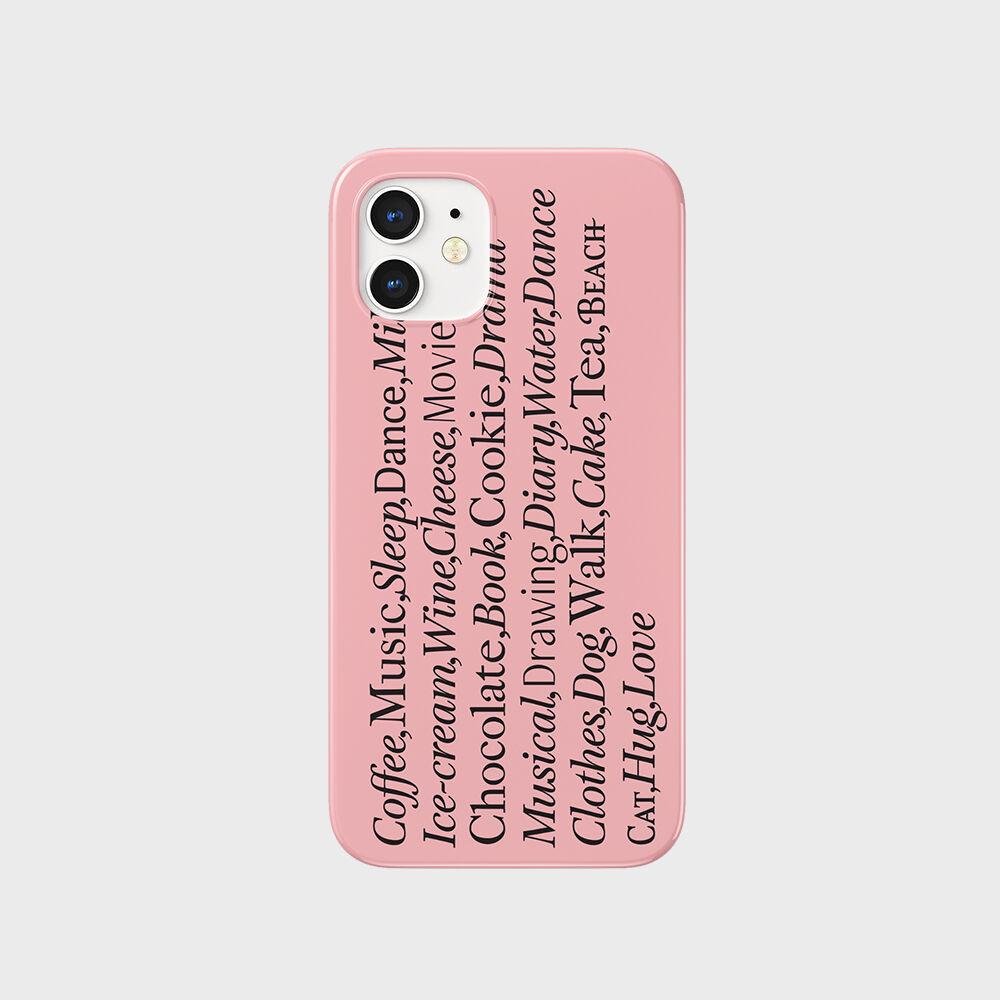 Love Things Hard Phone Case Pink