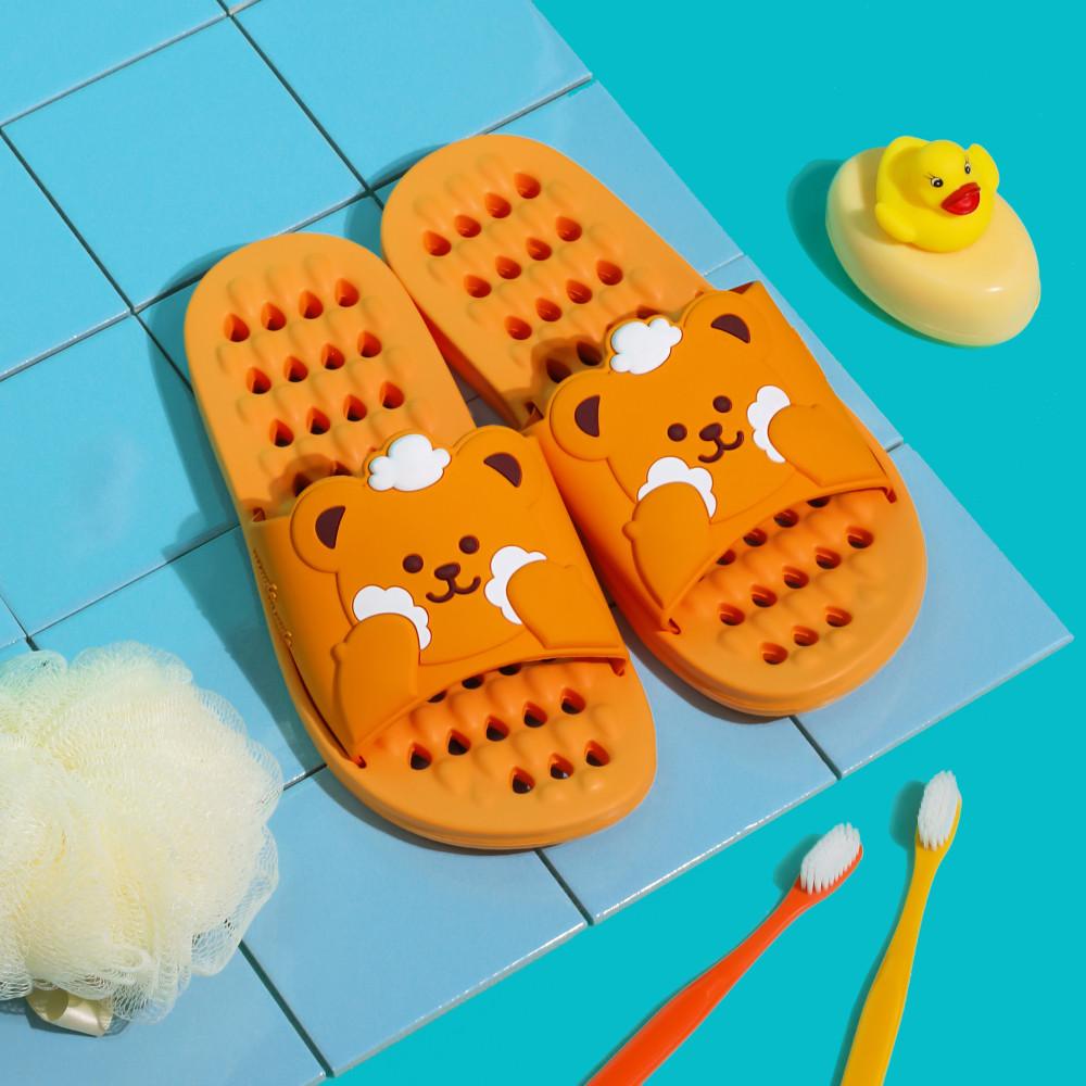 [위글위글] 화장실 미끄럼방지 욕실 슬리퍼 - Bubble Bear