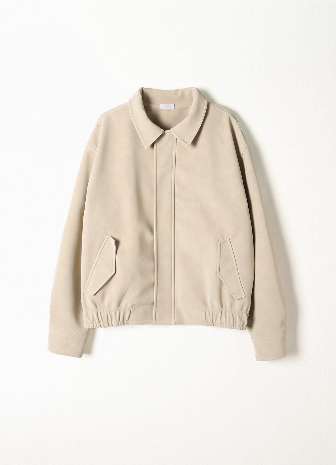 Hailey Leather Jacket(Beige)