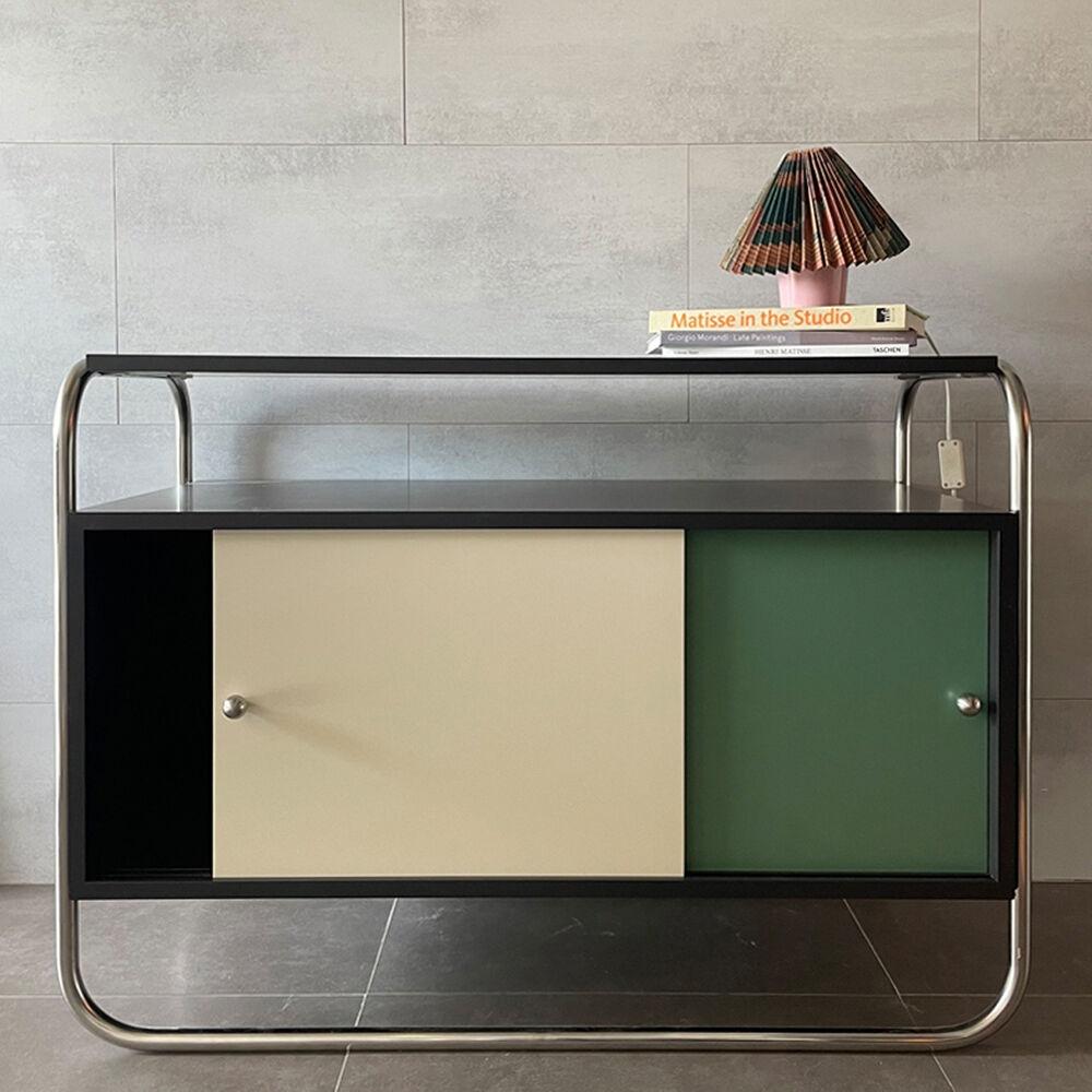 Color block Cabinet / Dusty green 컬러 캐비닛 거실 수납장