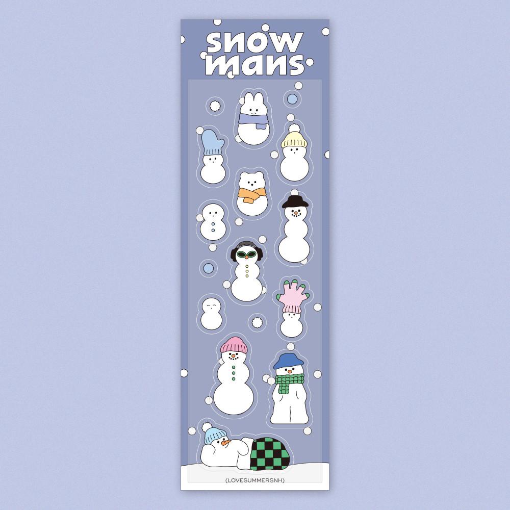 [snh] snowmans sticker