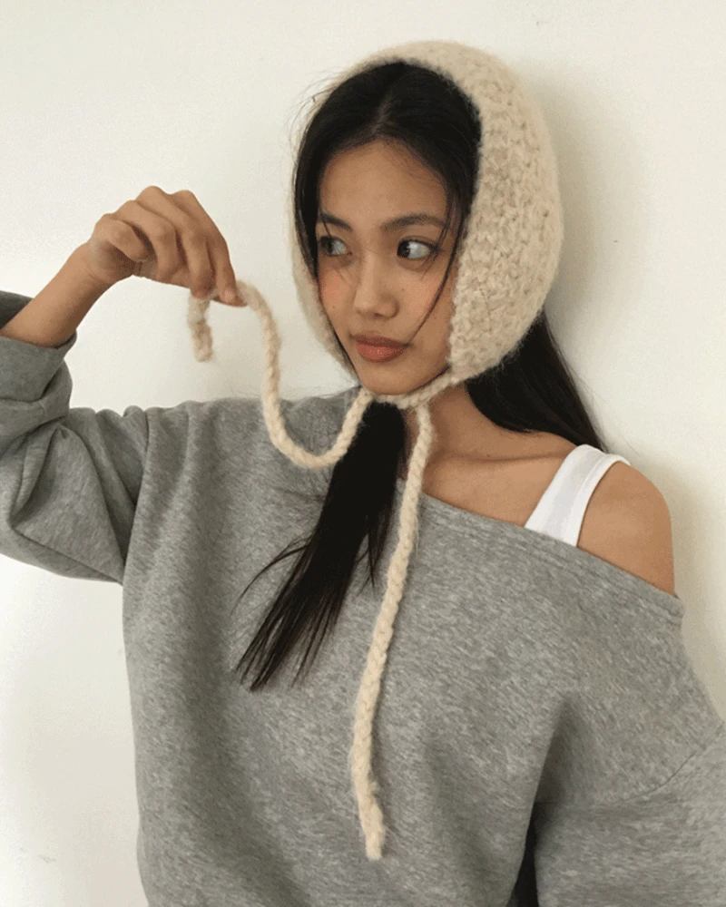 르뱅 알파카 이어플랩 (6color)