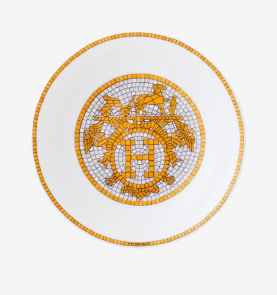 에르메스 모자이크 24 골드 오리엔탈 소스 볼 / HERMES Mosaique au 24 Gold Oriental Soja Bowl