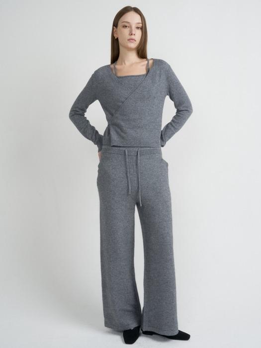 Fluffy Soft Knit Pants_2color