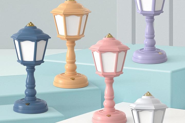 인테리어 소품 미니 가로등 파스텔 LED 무드등 GH001 6colors