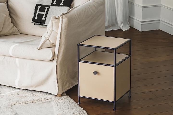 SPM 가죽 모듈가구 SB013 사이드테이블 협탁 거실수납장