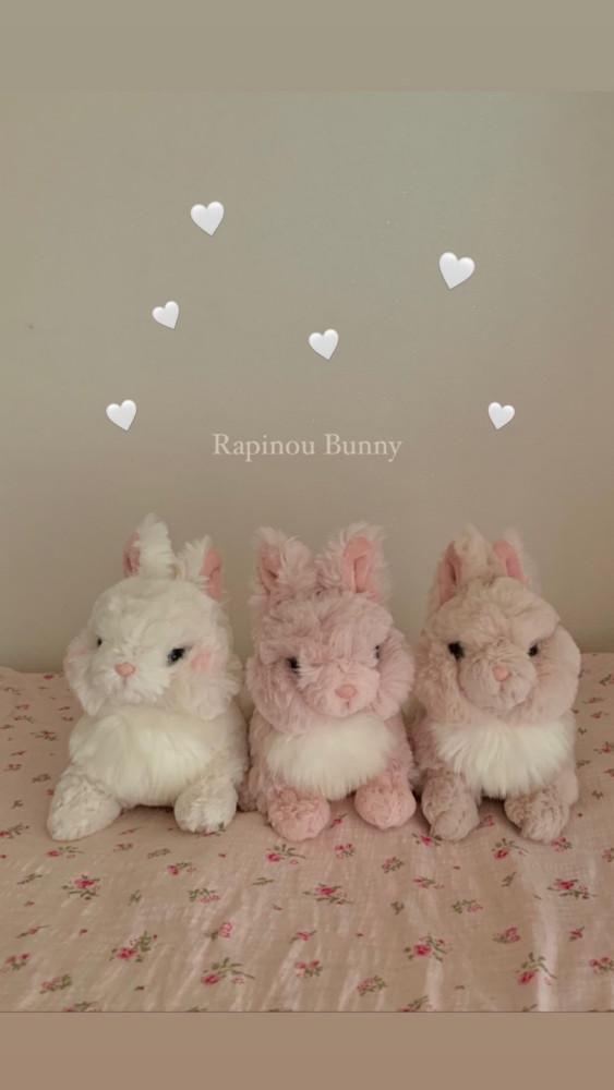Rapinou 라피누 토끼인형 애착 인형 파스텔 선레몬