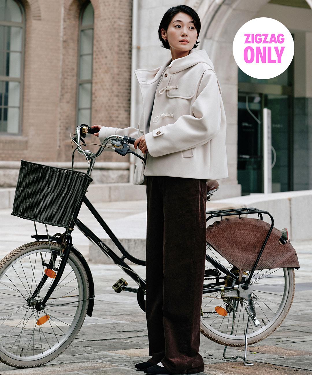 스파오 [묵화PICK/직잭 단독💖] 더플 숏 코트_SPJWF4TGY4