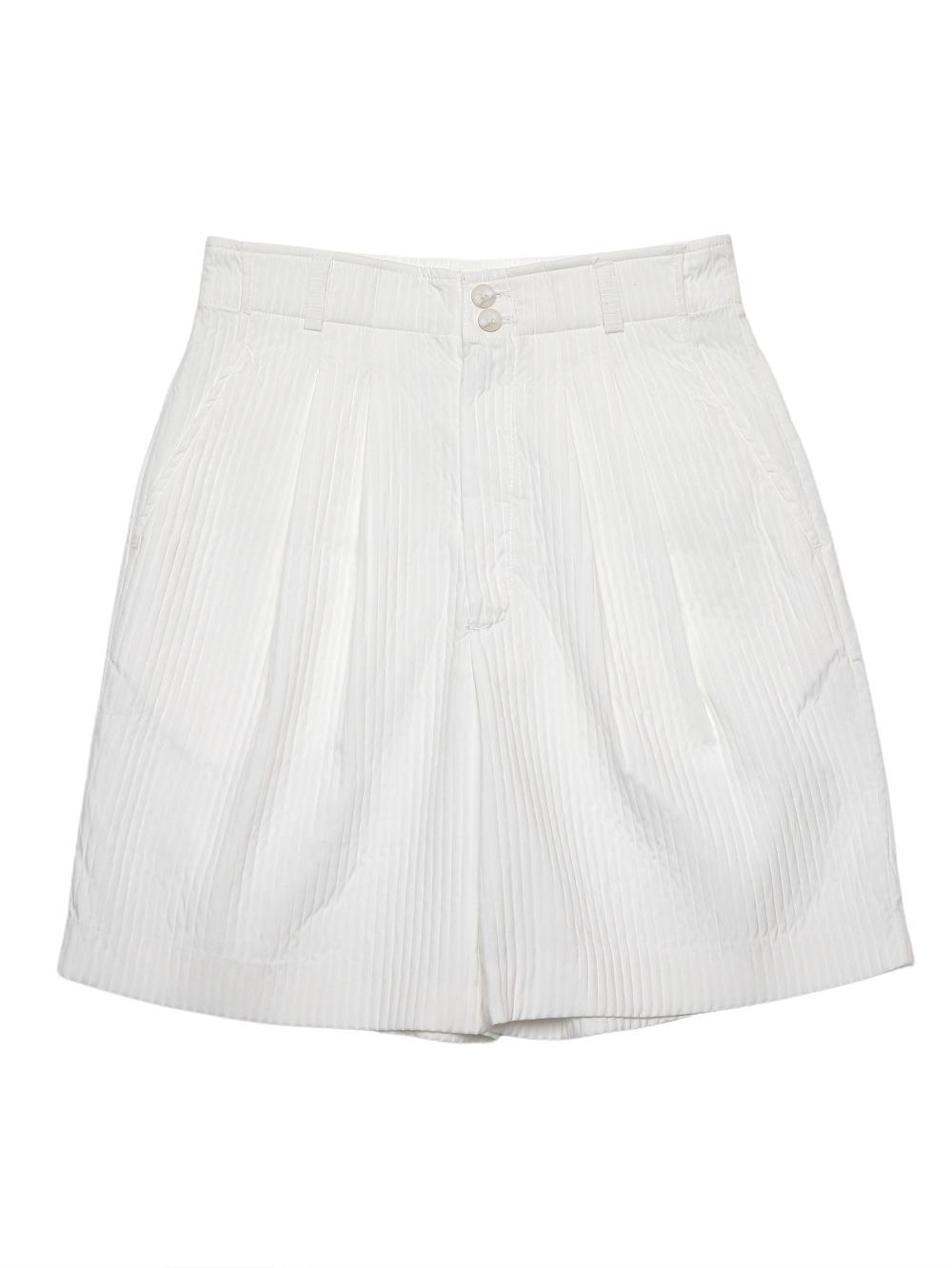 TWO BUTTON HALF SLACKS (3color)