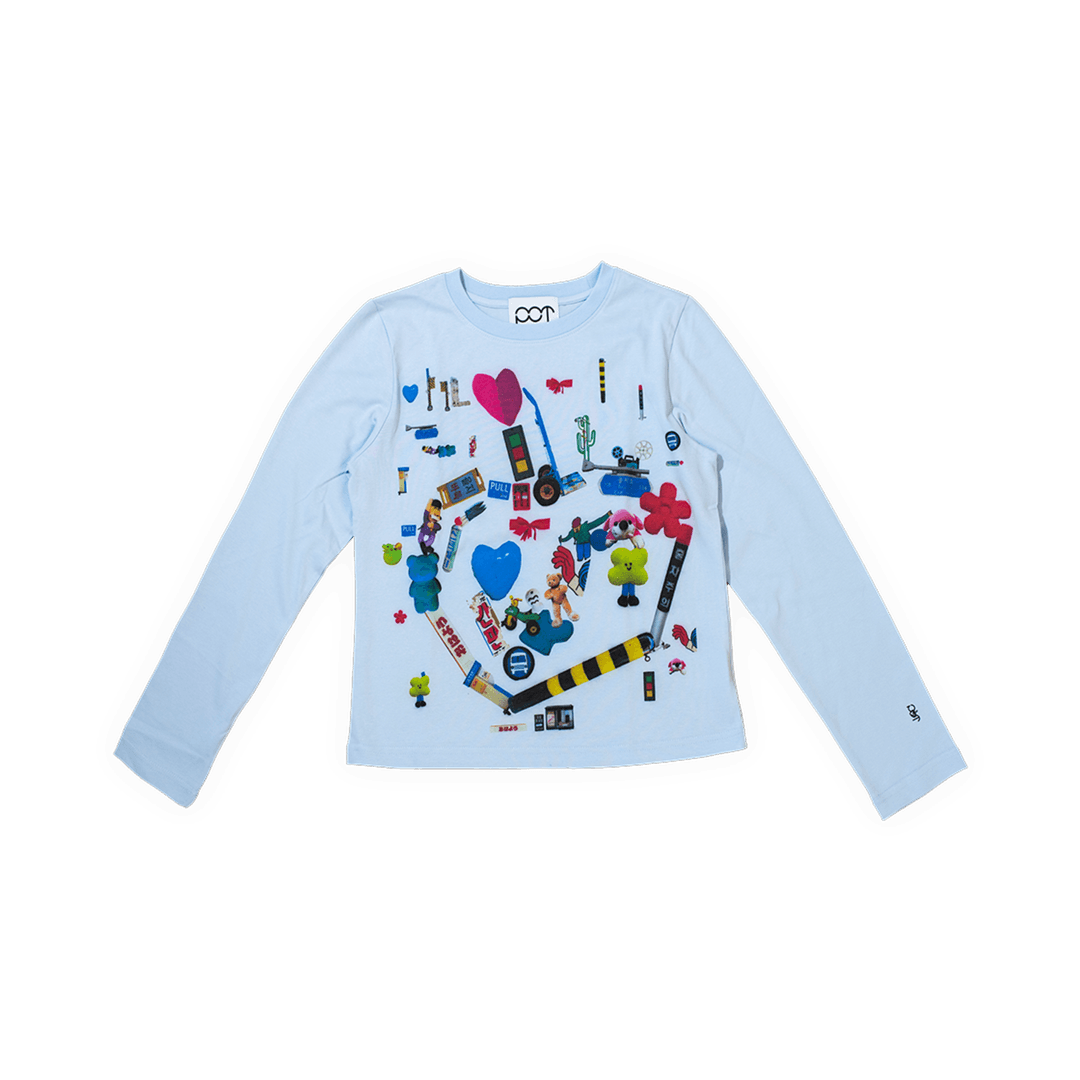 CherryPot Symbol L/S Tee Baby Bule