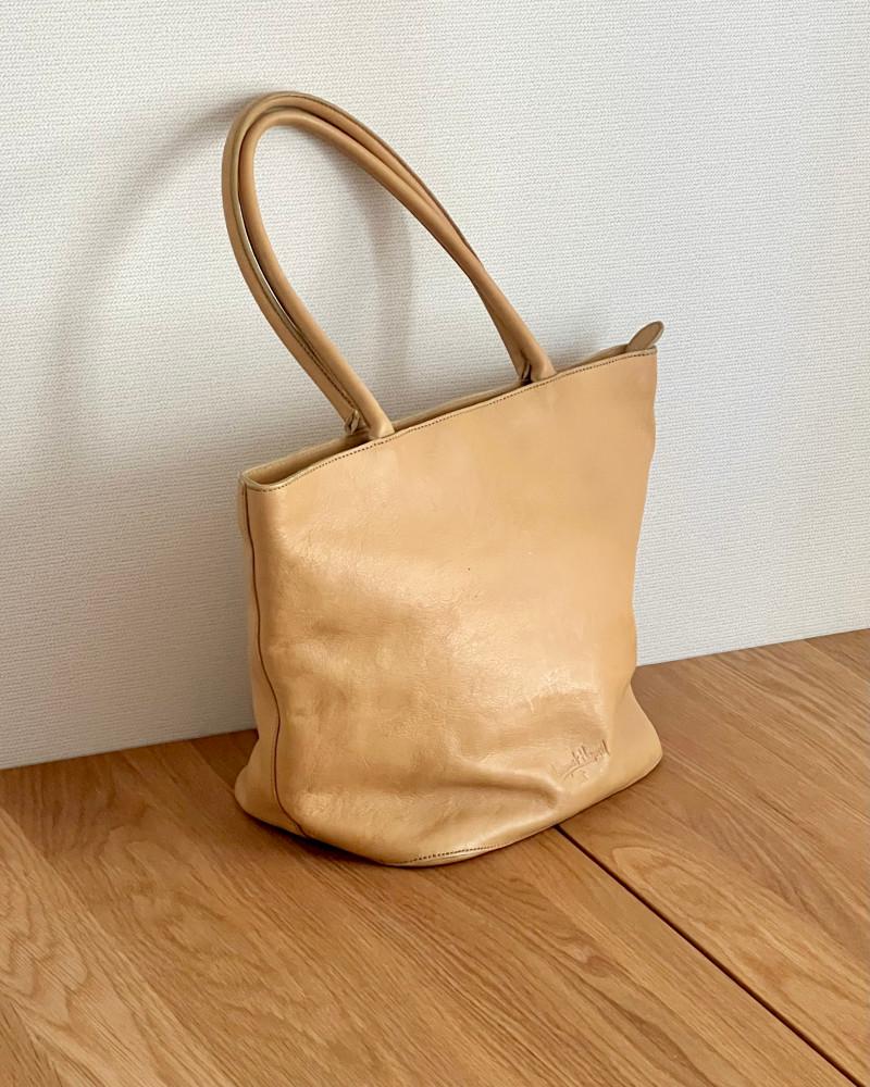 vintage leather bag Margaret Howell