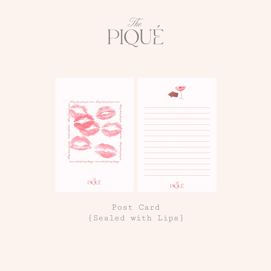 SEALED with LIPS Post Card Set