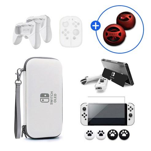 에스엠제이 닌텐도 스위치 OLED 브론즈 악세사리 화이트 6종 - 주변기기 | 쿠팡