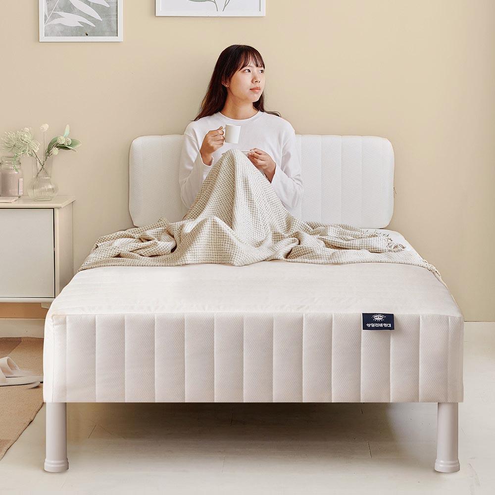 상일리베가구 루카 1인용 원룸 일체형 싱글침대 S