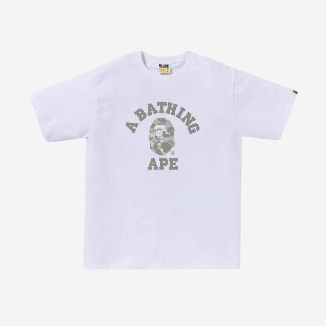 BAPE City Camo College T-Shirt White Grey